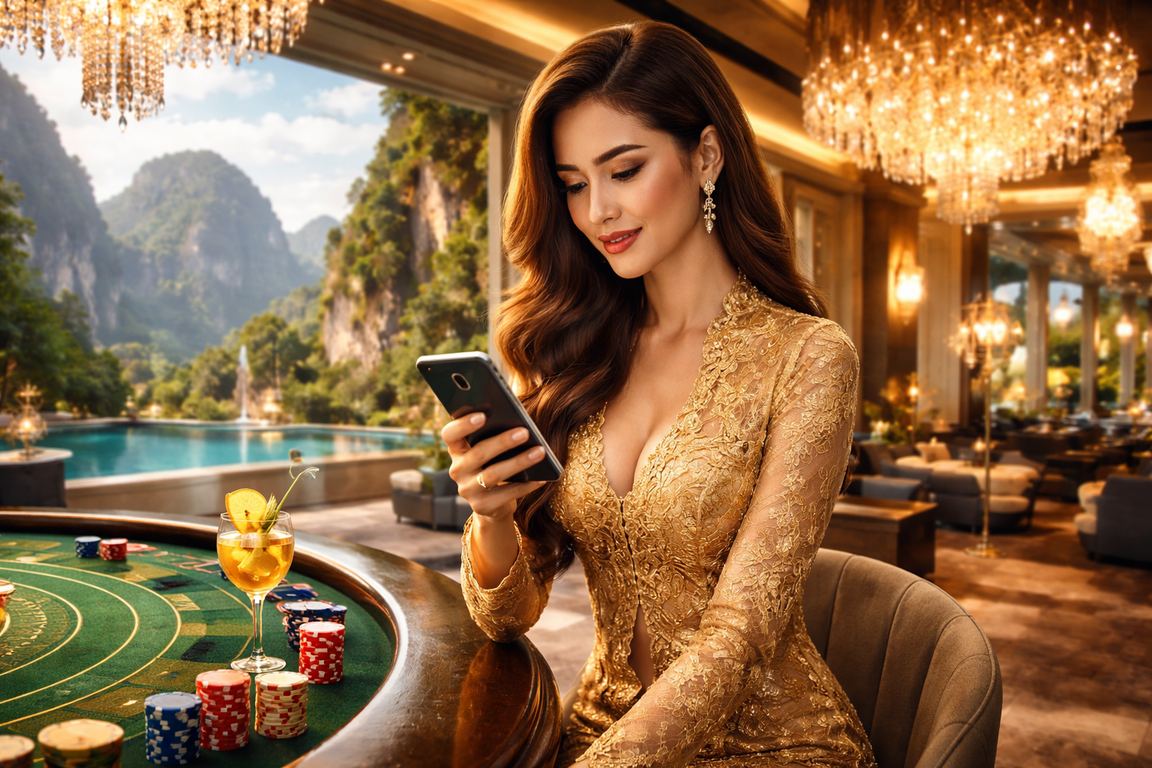 Antara muka kasino mudah alih di Ipoh gaya kebaya